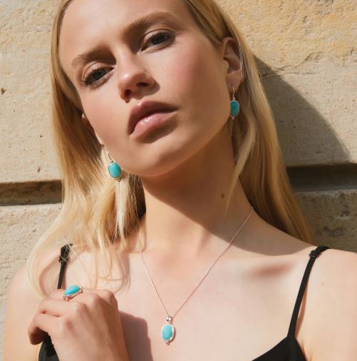 Najo Fleur Amazonite Earrings