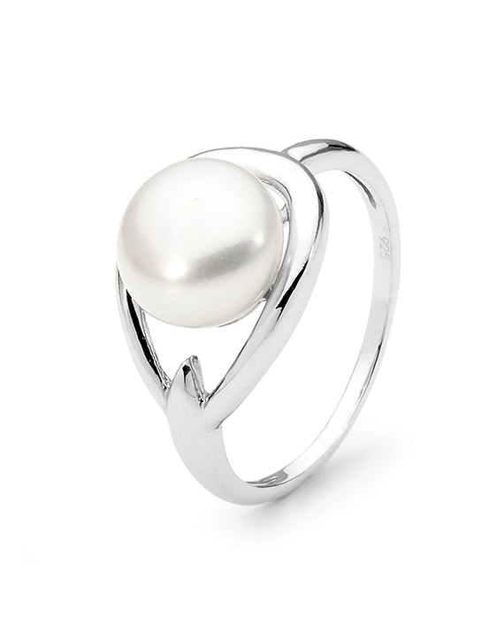 Silver Fresh Water Pearl Ring