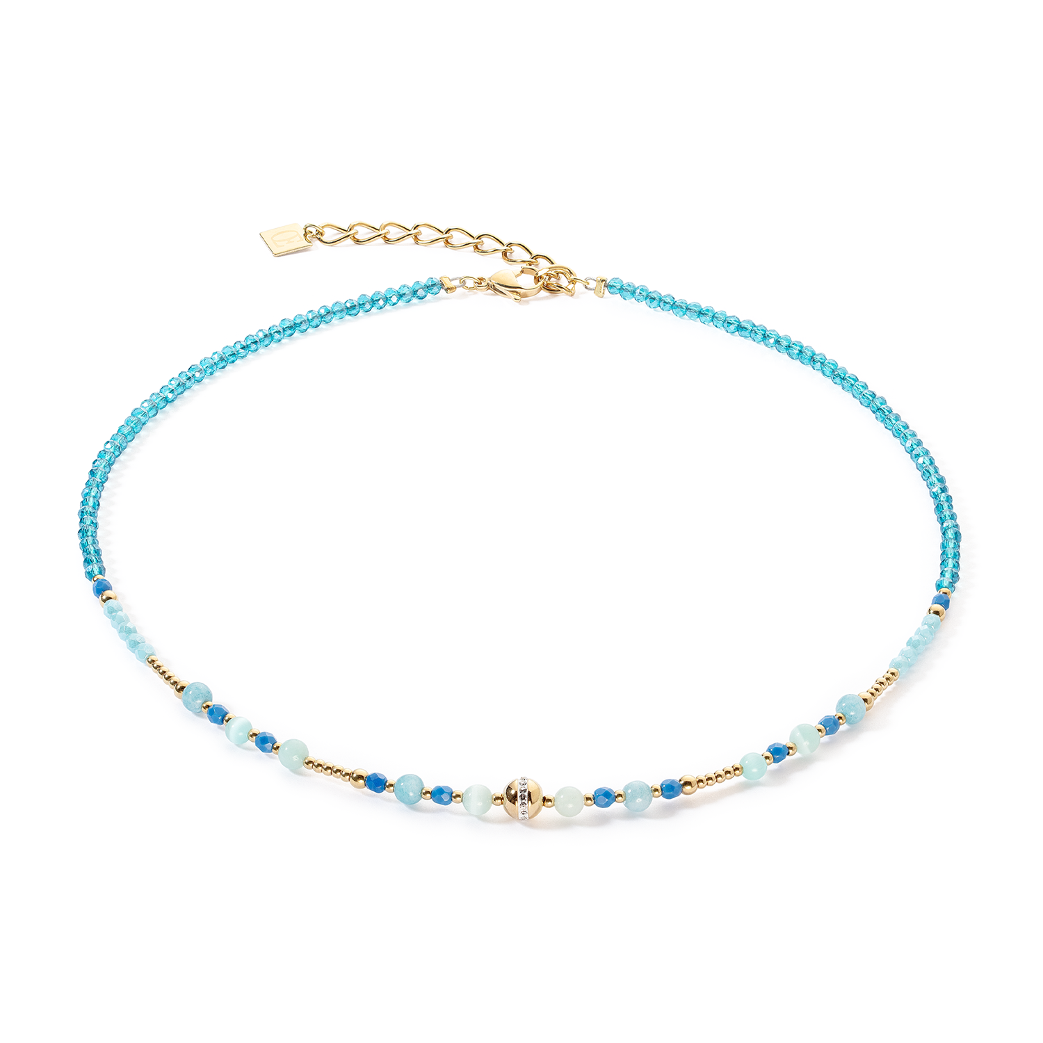 COEUR DE LION Princess Spheres Turquoise Necklace