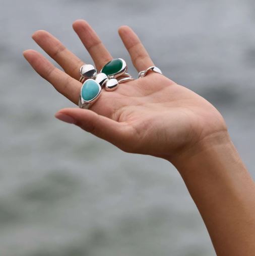 Najo Emergence Amazonite Ring