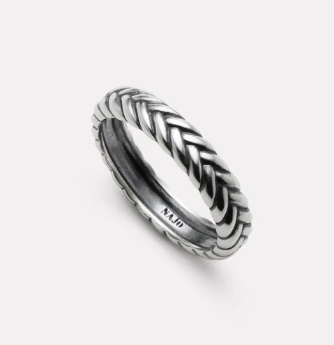 Najo Tessera Men’s Silver Ring