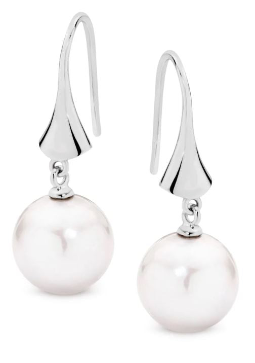Golden Sunset Pearl Earrings