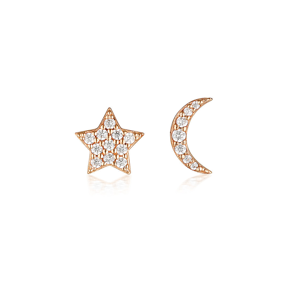 Summer Sorbet Neapolitan Nights Earrings Rose Gold