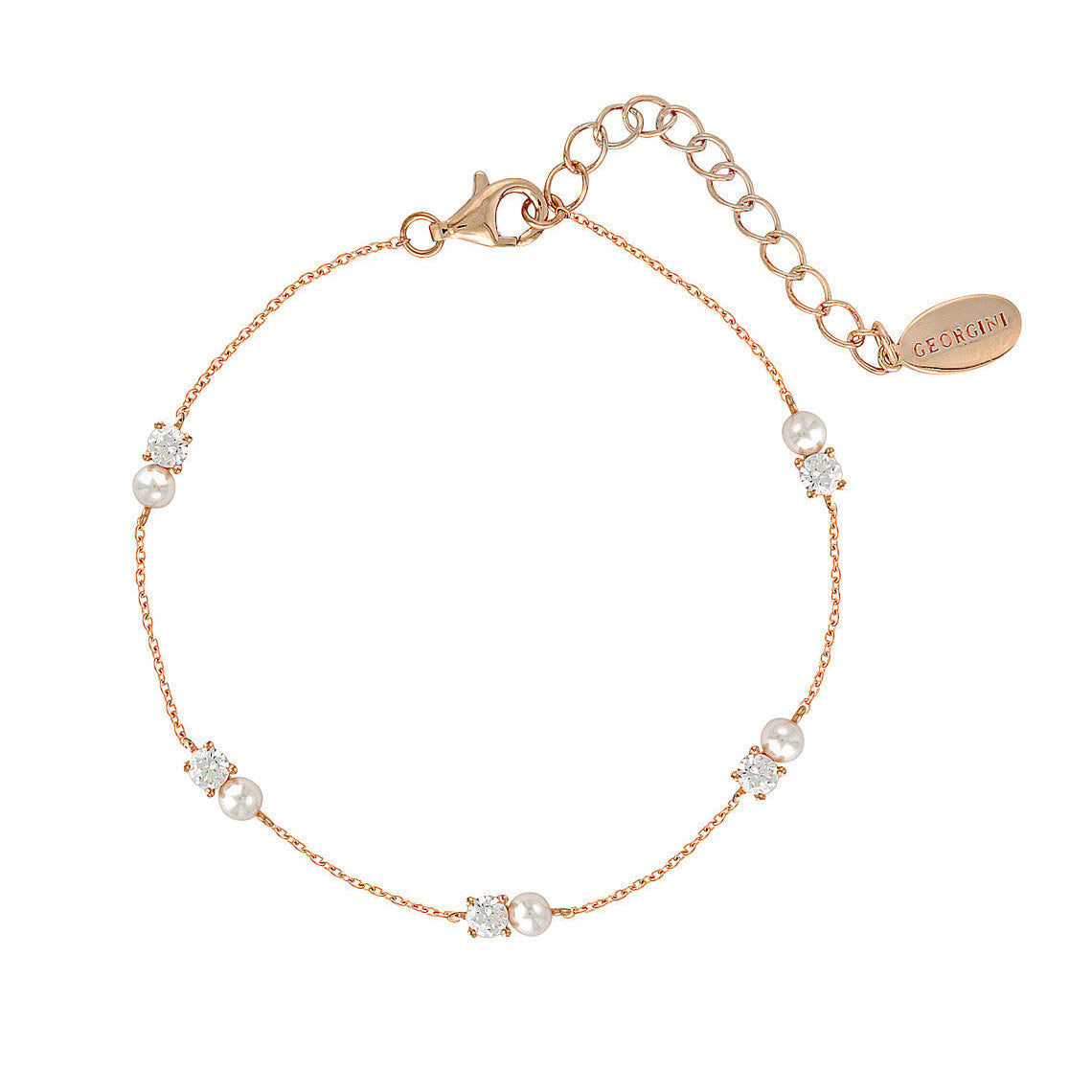 Noel Nights Snow Drop Bracelet Rose Gold