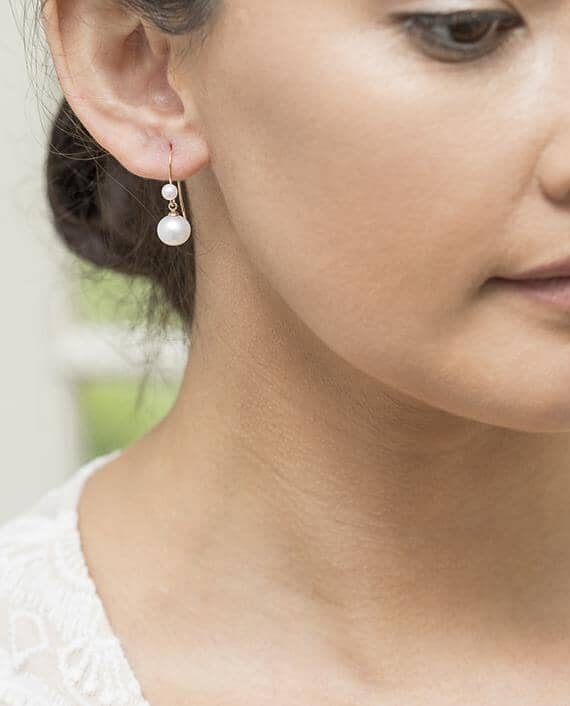 The Orbital Pearl Earrings