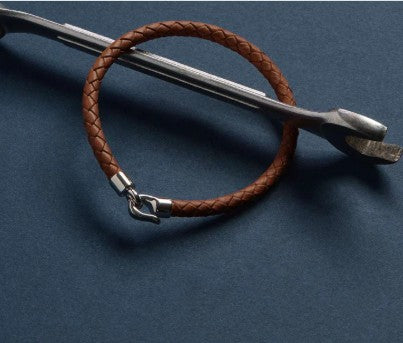 Najo Tan Mariner Leather Bracelet 23cm