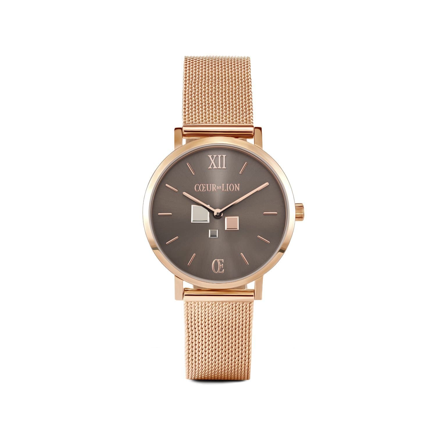 COEUR DE LION Rose Gold Brown Ladies Watch