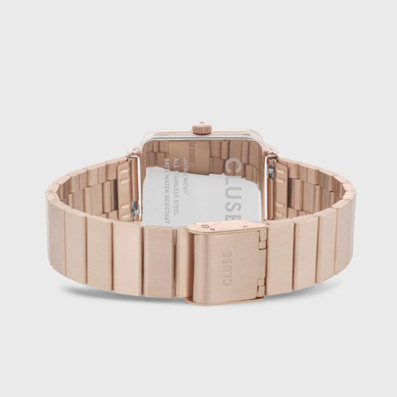 Cluse La Tetragone Rose Gold/White