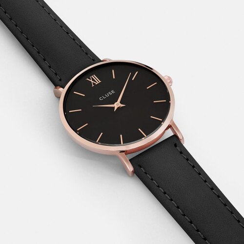CLUSE Minuit Rose Gold Black/Black