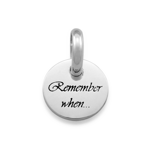 Candid 'Remember When' Pendant