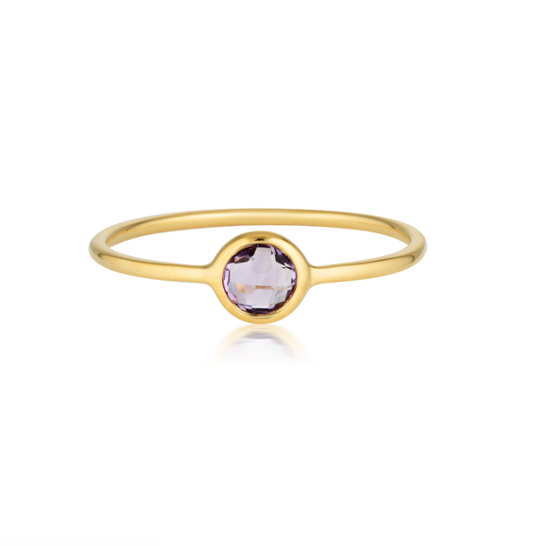 GEORGINI EOS Amethyst Gold Ring