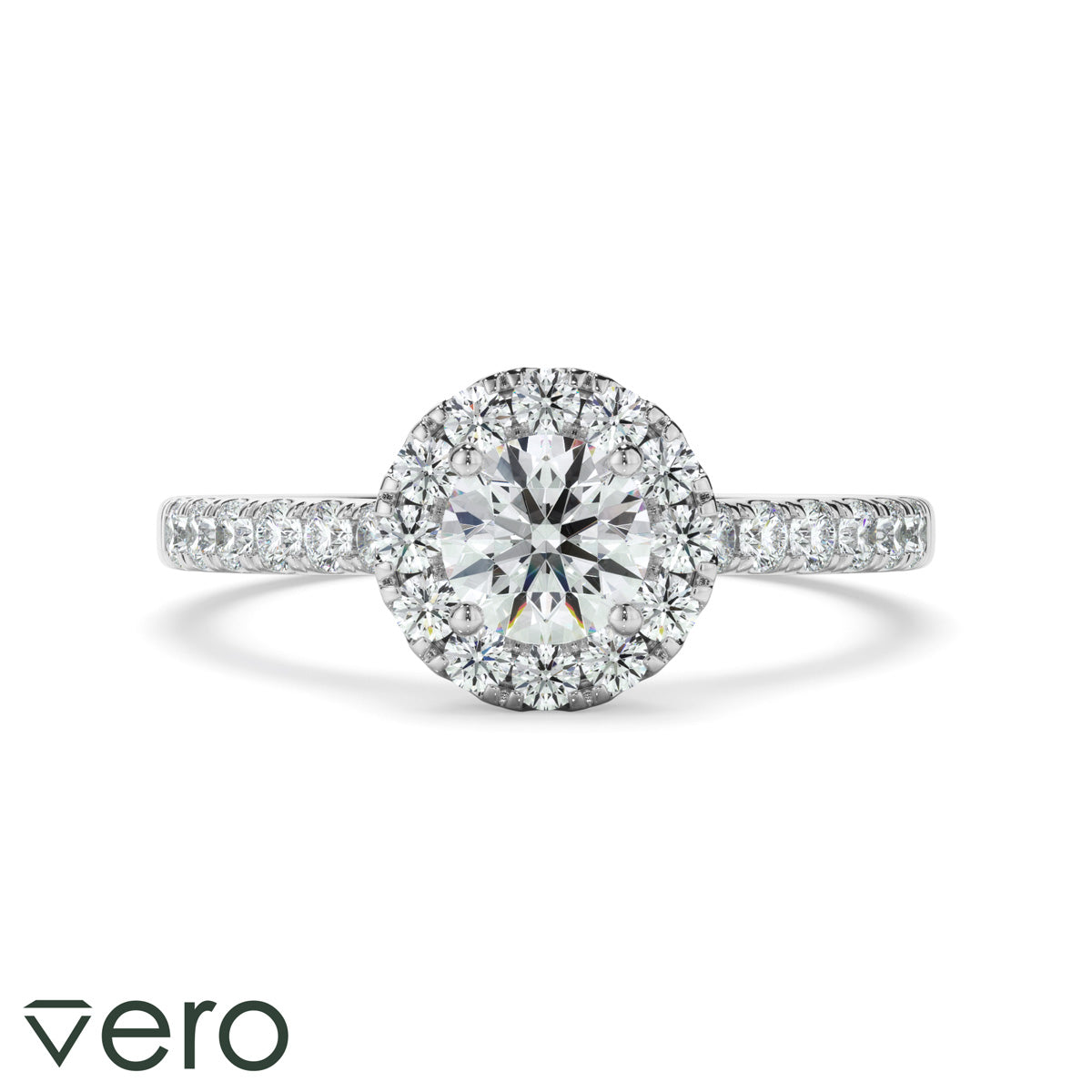 0.90ct Round Brilliant Cut Lab Grown Diamond Ring