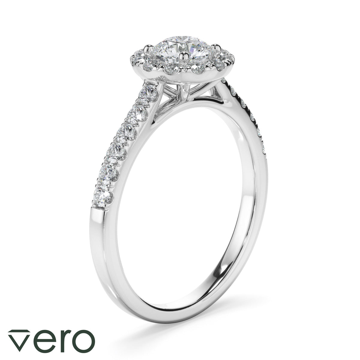 0.90ct Round Brilliant Cut Lab Grown Diamond Ring