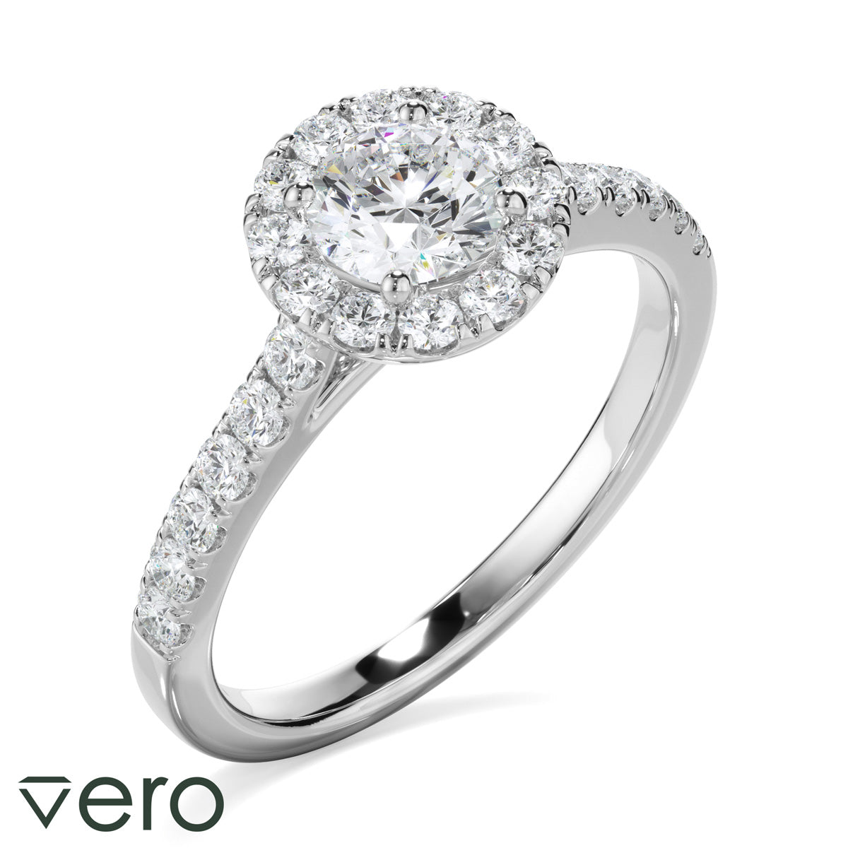 0.90ct Round Brilliant Cut Lab Grown Diamond Ring