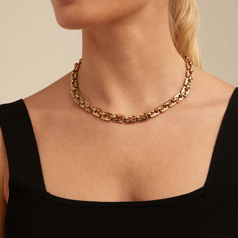 UNOde50 Yes Sir Necklace Gold