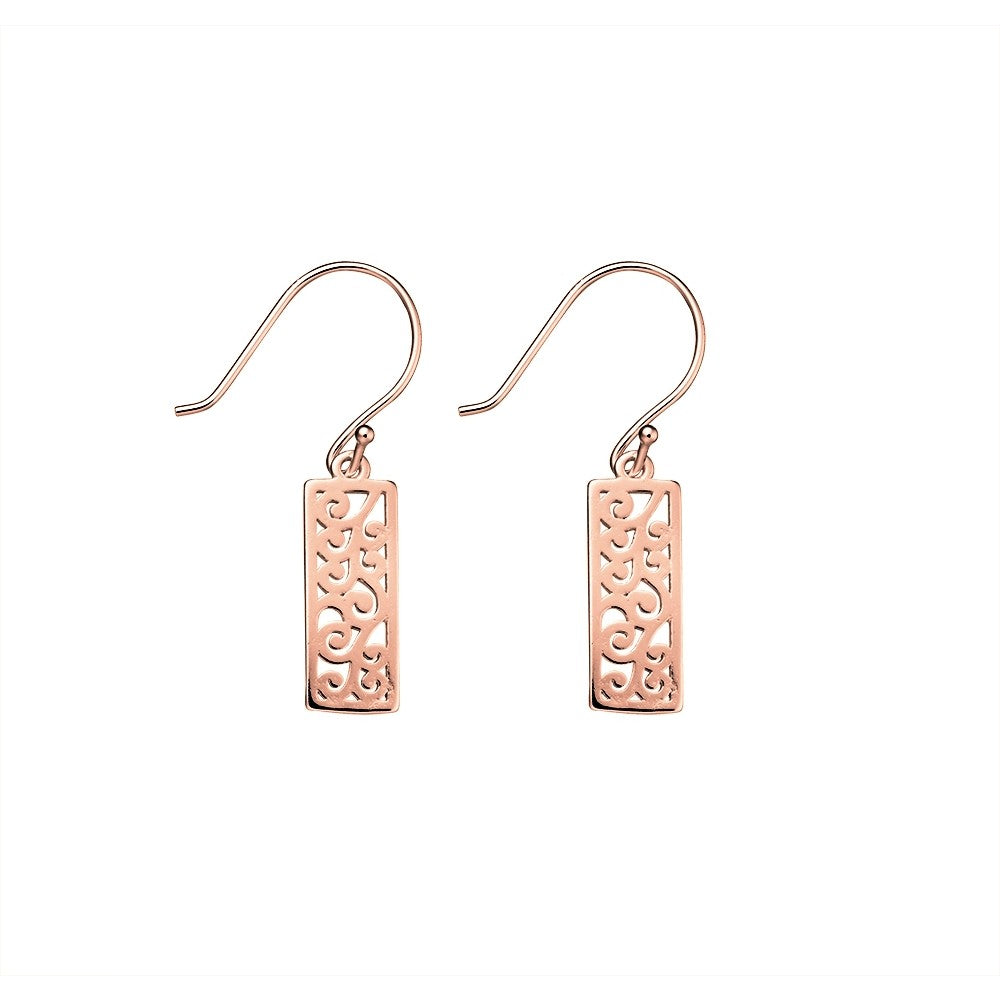 Rectangle drop online earrings