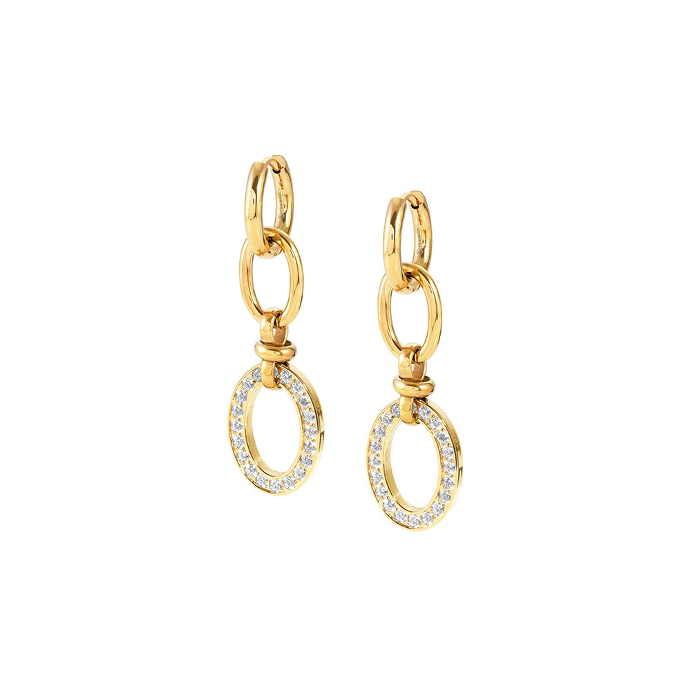 NOMINATION Affinity Earrings (Gold) CZ