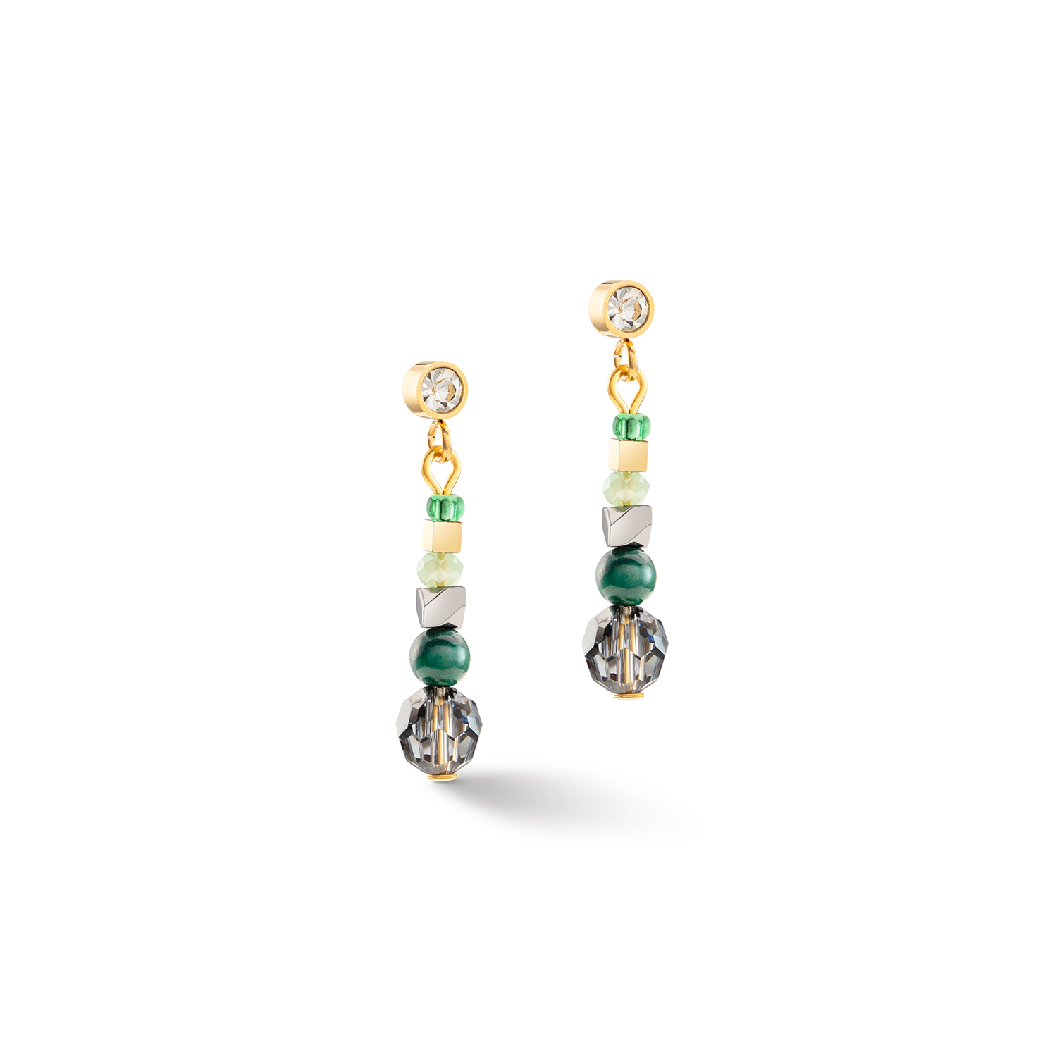 COEUR DE LION Lush Green Malachite Earrings