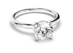 Round Brilliant Cut Diamond Engagement Ring