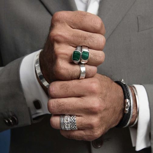 Najo Legacy Sterling Silver Men's Ring