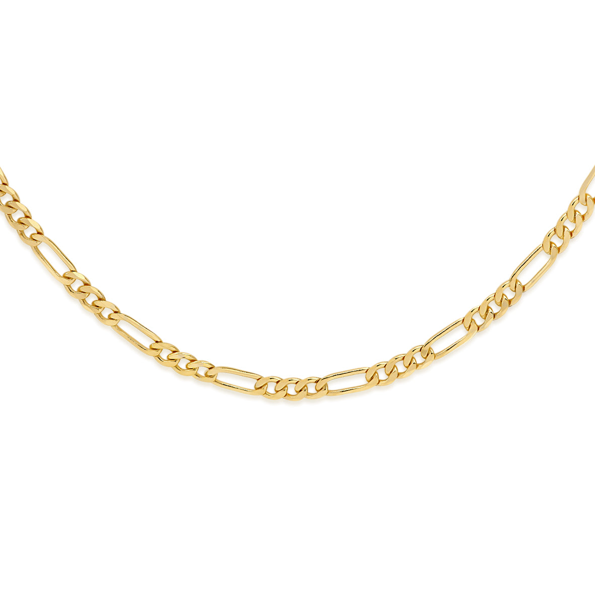 9ct gold 60 gauge 1:3 figaro chain