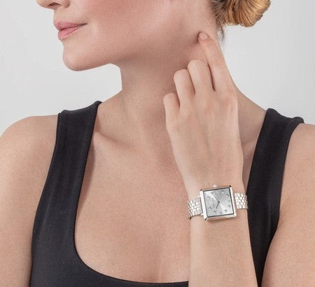 COEUR DE LION Silver Square Ladies Watch