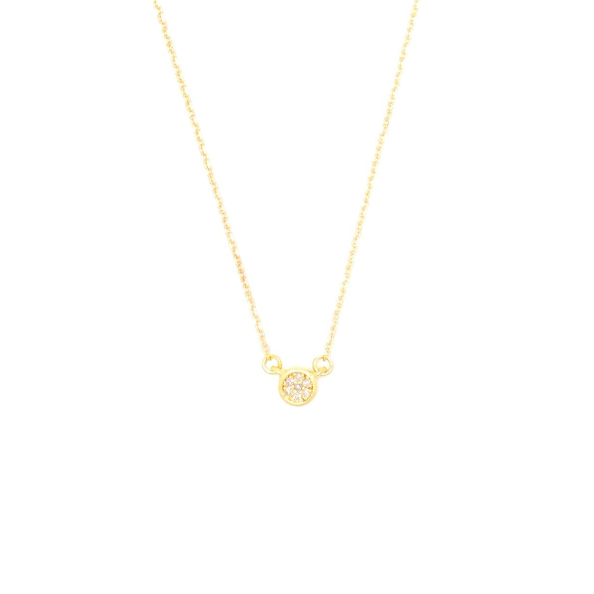 Diamonds by Georgini Seven Natural Diamond Dotti Pendant Gold