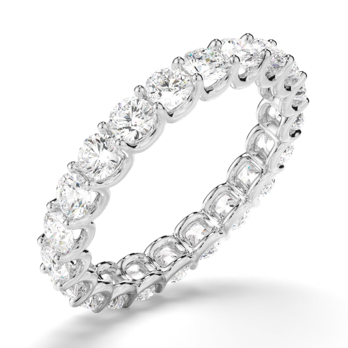 Round Brilliant Cut Diamond Anniversary Ring