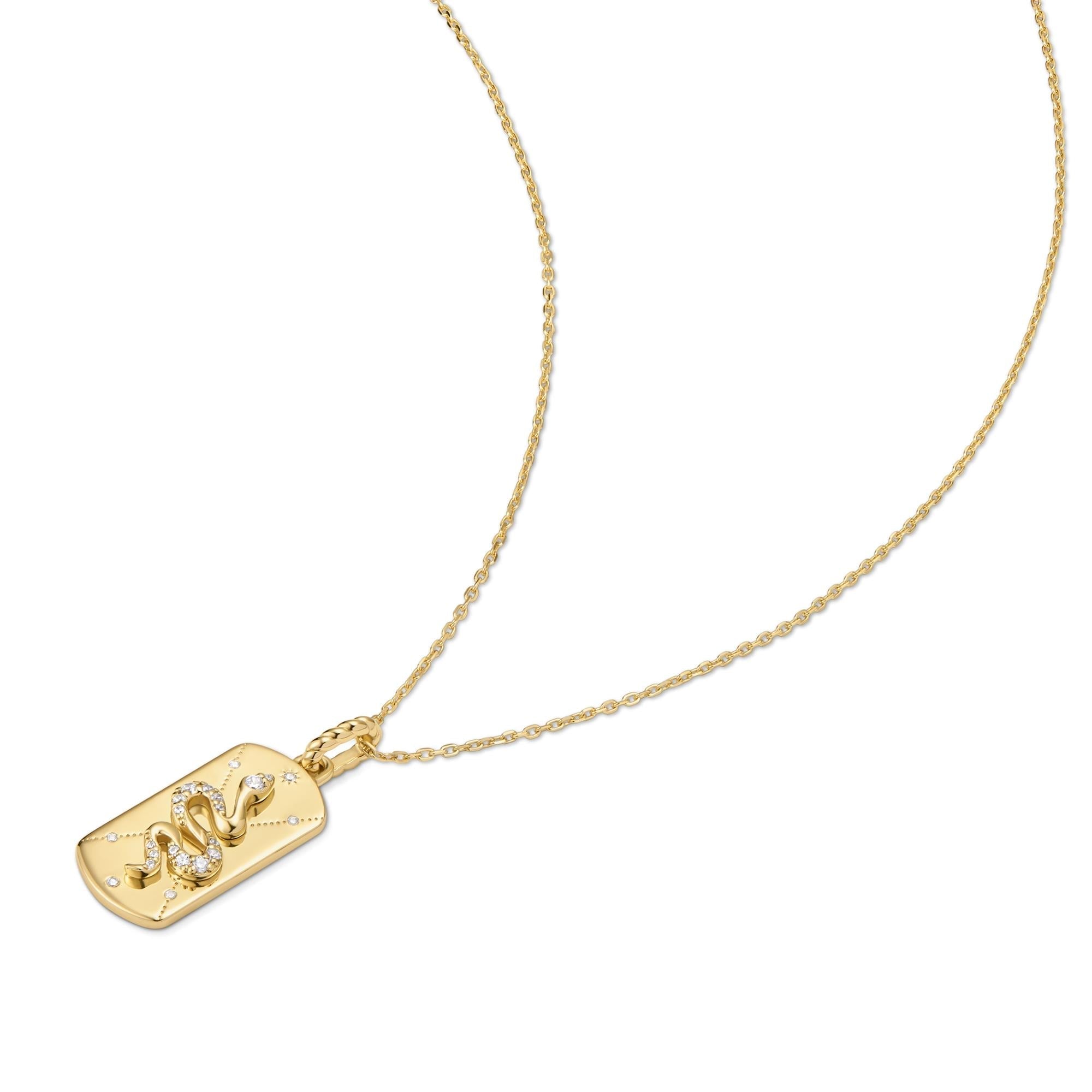 Ania Haie Gold Serpent Necklace