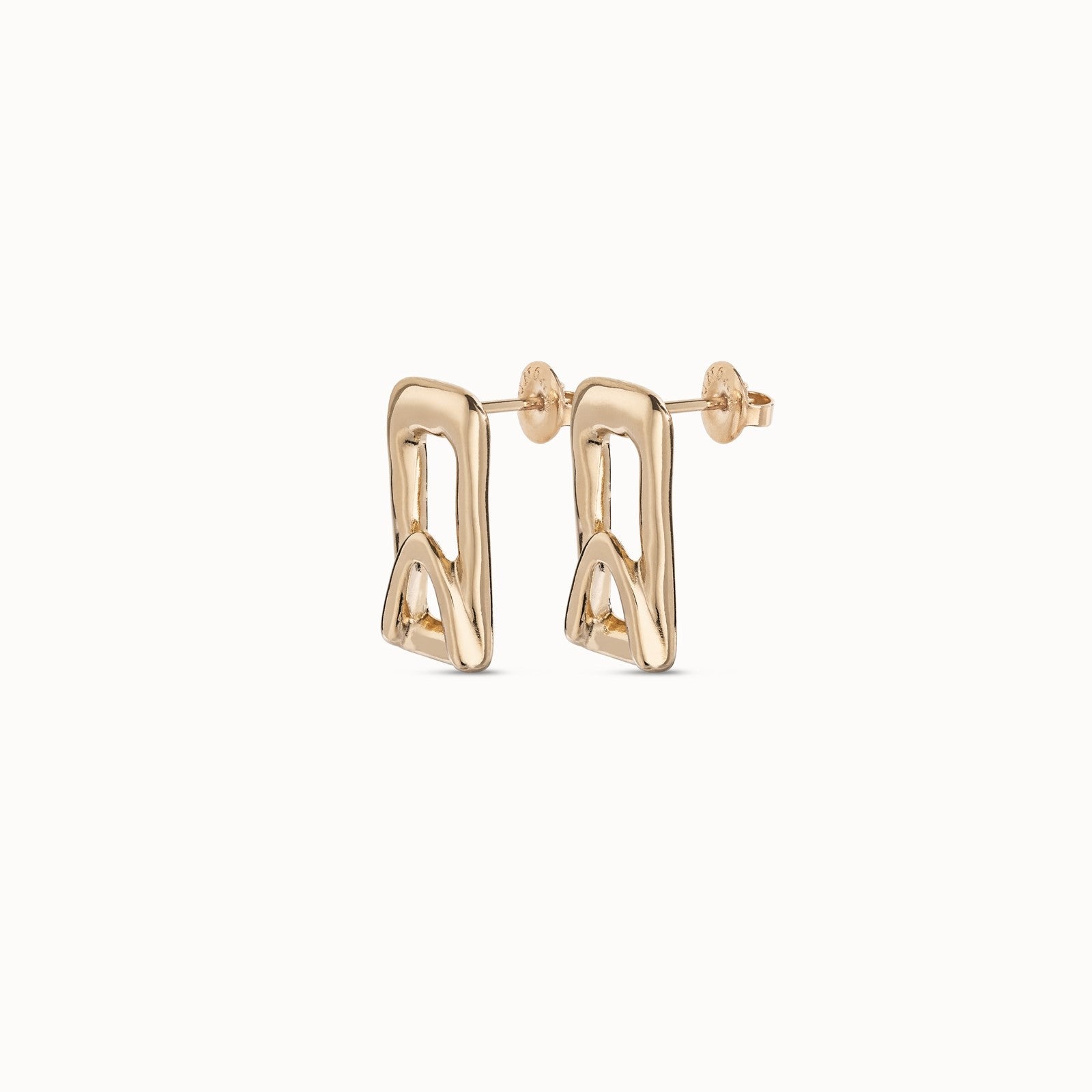 UNOde50 Stand Out Earrings Gold