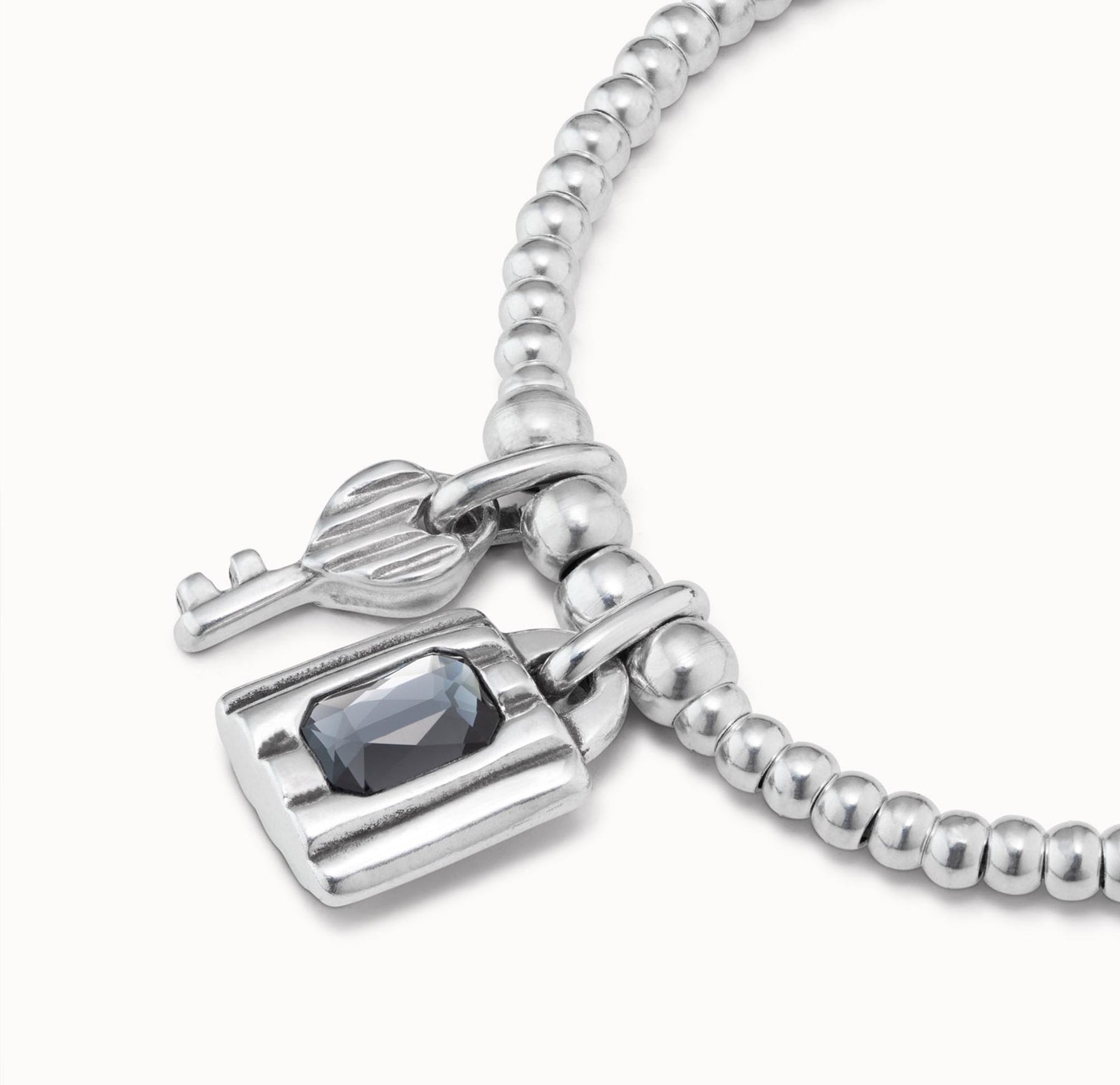 UNOde50 Hopeful Key Bracelet Silver