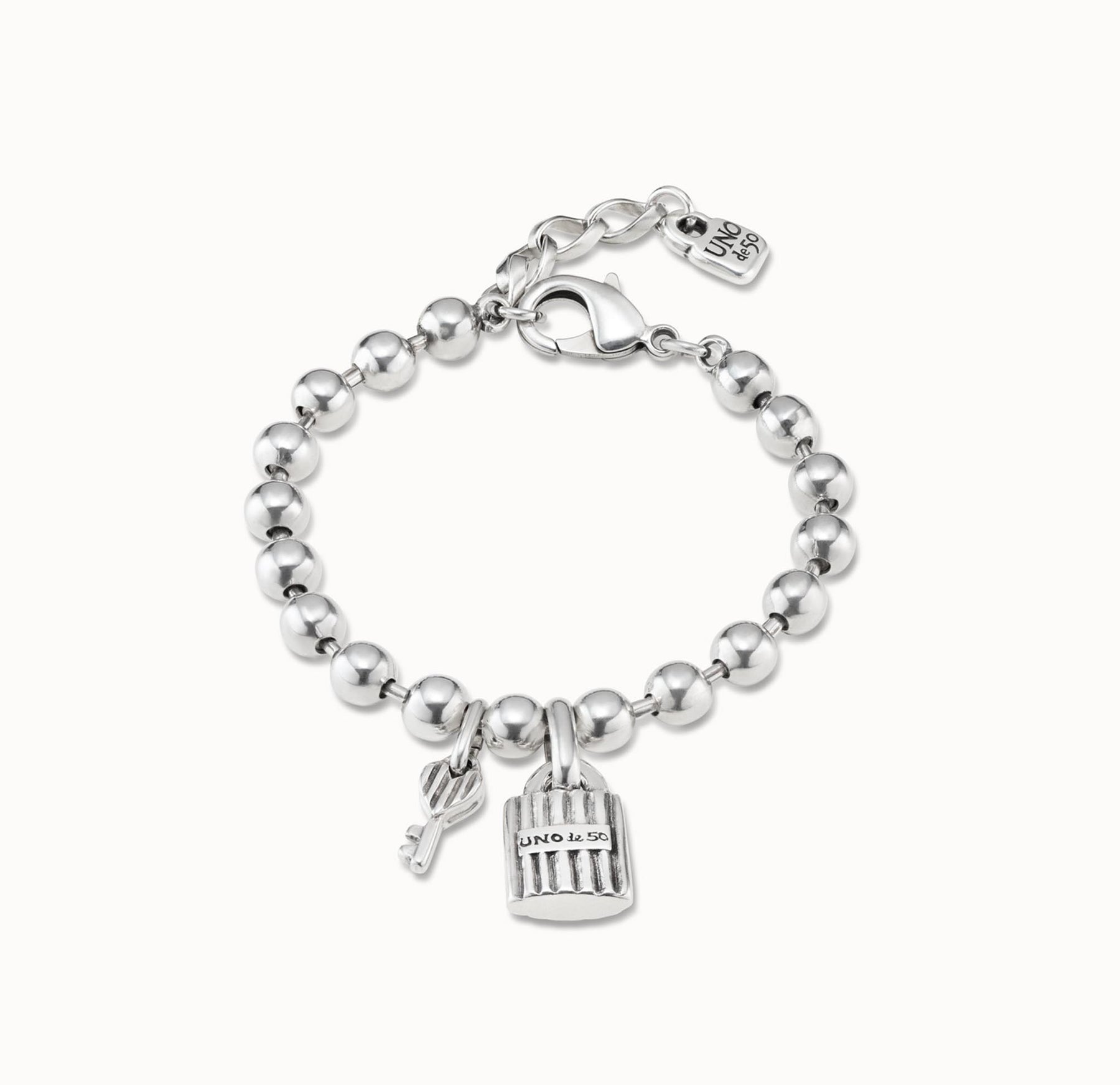 UNOde50 Silver Key Bracelet
