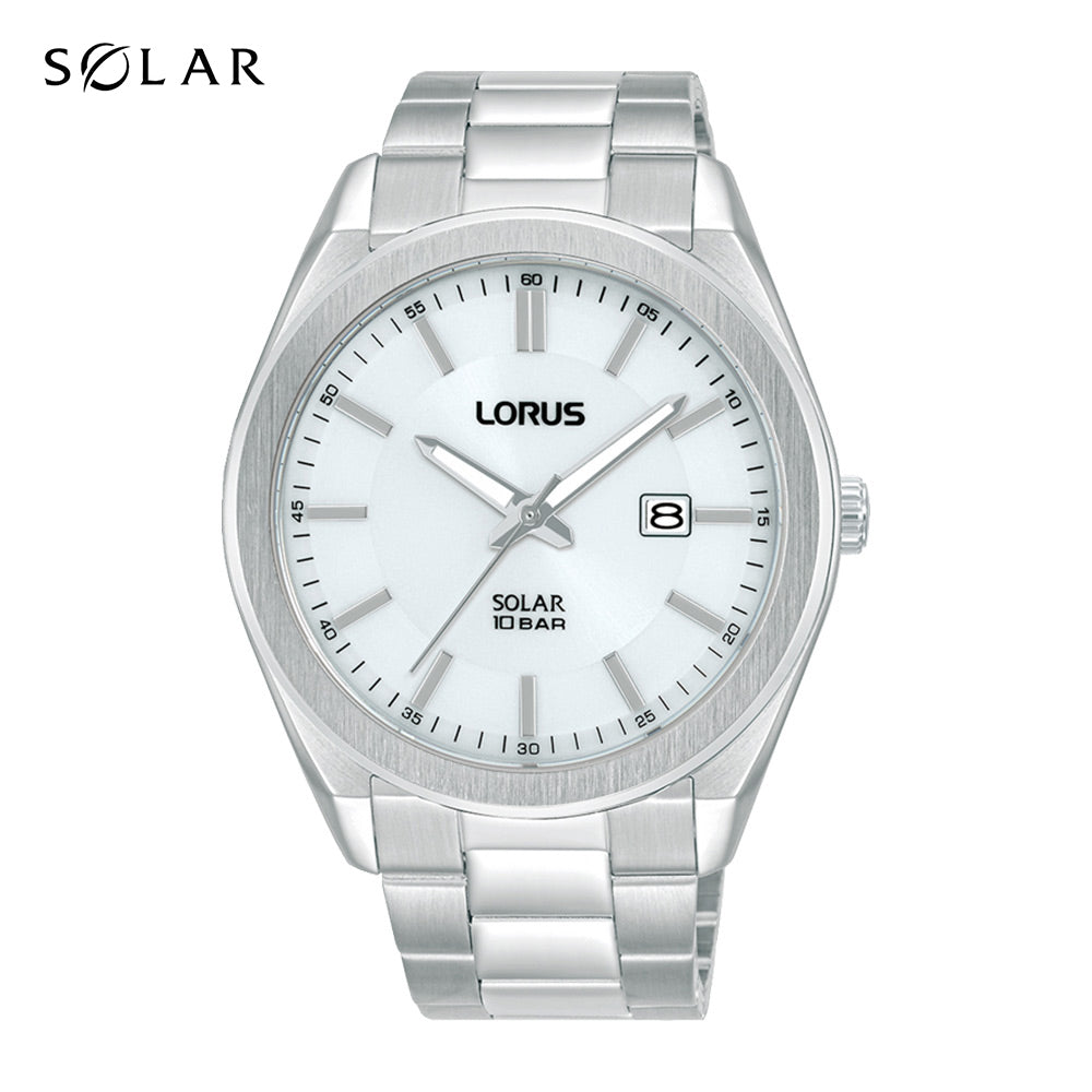 LORUS Men's Solar Dress Watch, 100m