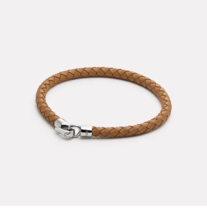 Najo Tan Mariner Leather Bracelet 23cm