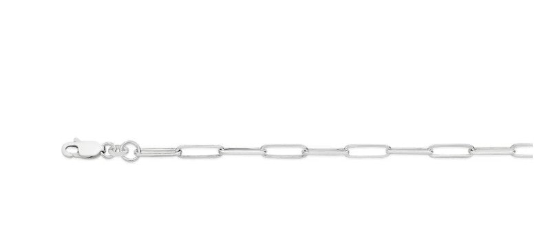 Silver 75 gauge paperclip bracelet