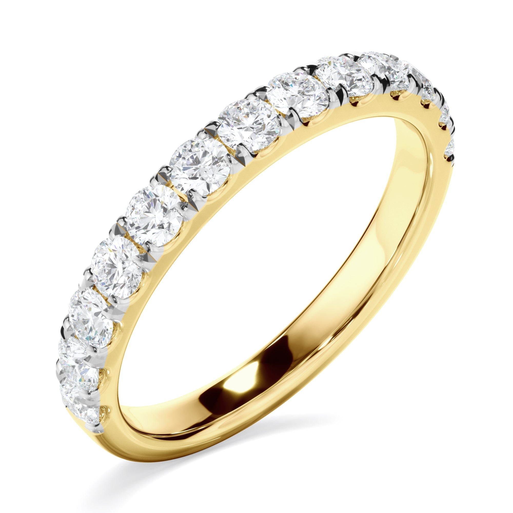 Diamond Claw Set Wedding Ring