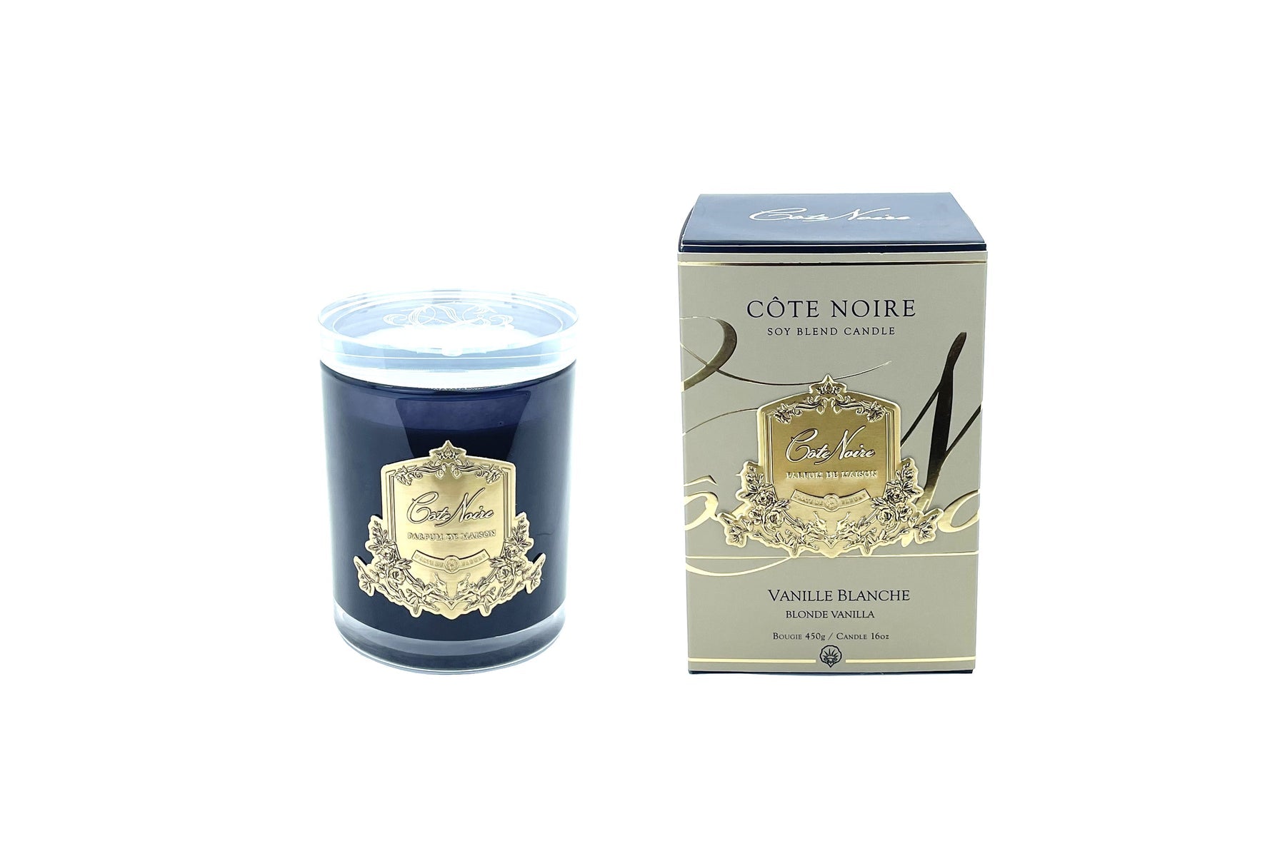 COTE NOIRE Gold Badge Candle - Blonde Vanilla
