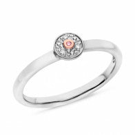PINK CAVIAR 9ct White Gold Pink Diamond Ring