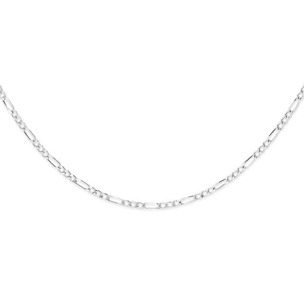 Silver figaro chain