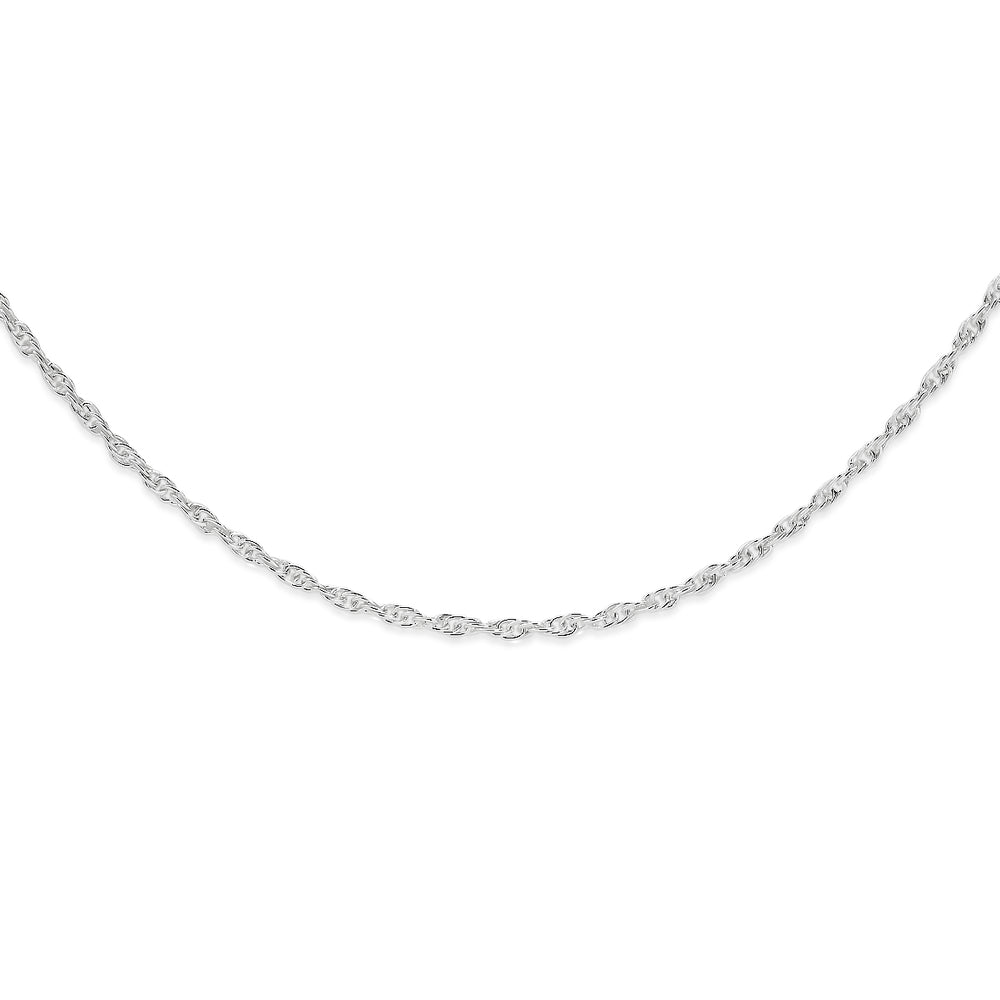 Silver double cable chain