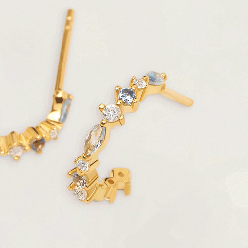 PDPAOLA Ombre Gold Earrings
