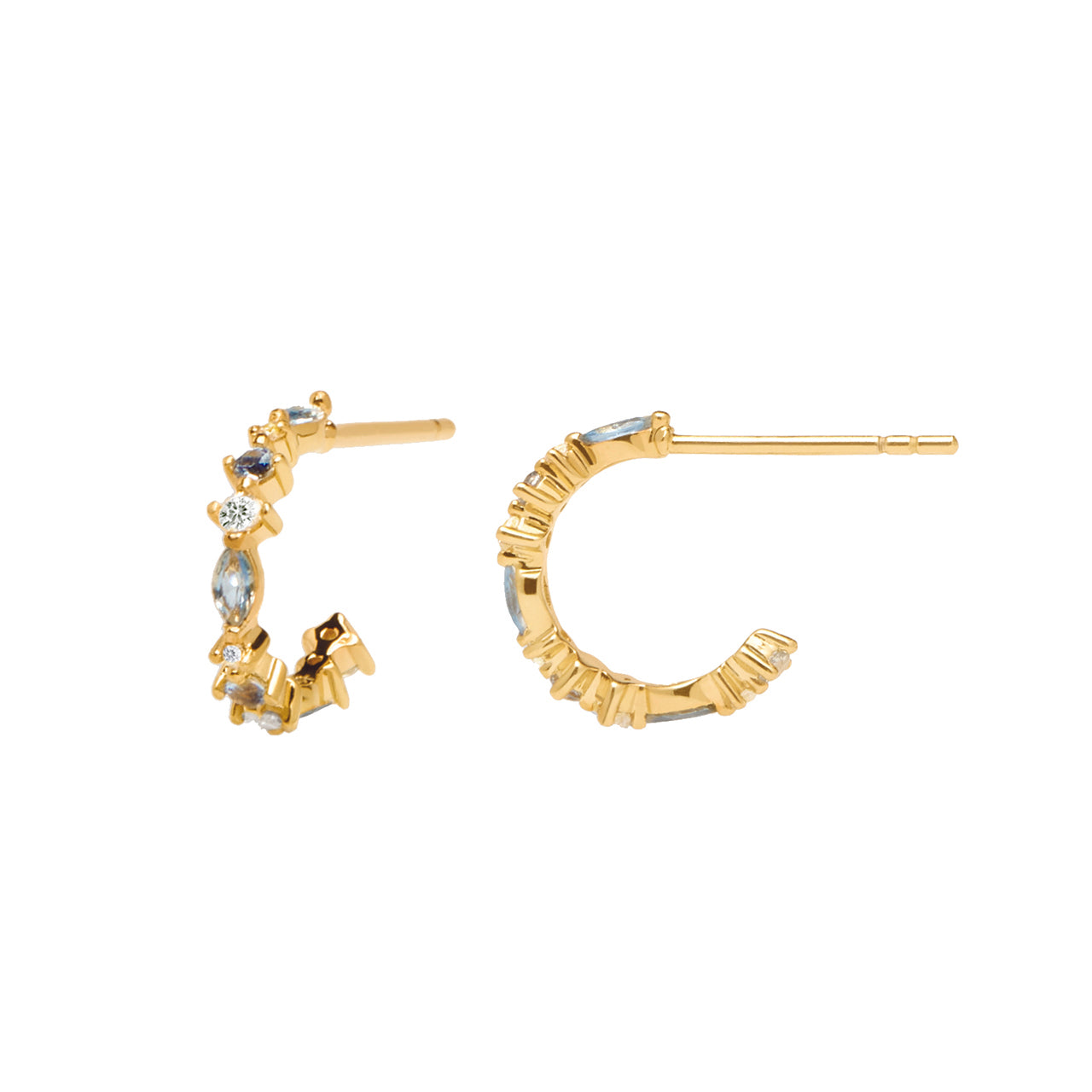PDPAOLA Ombre Gold Earrings