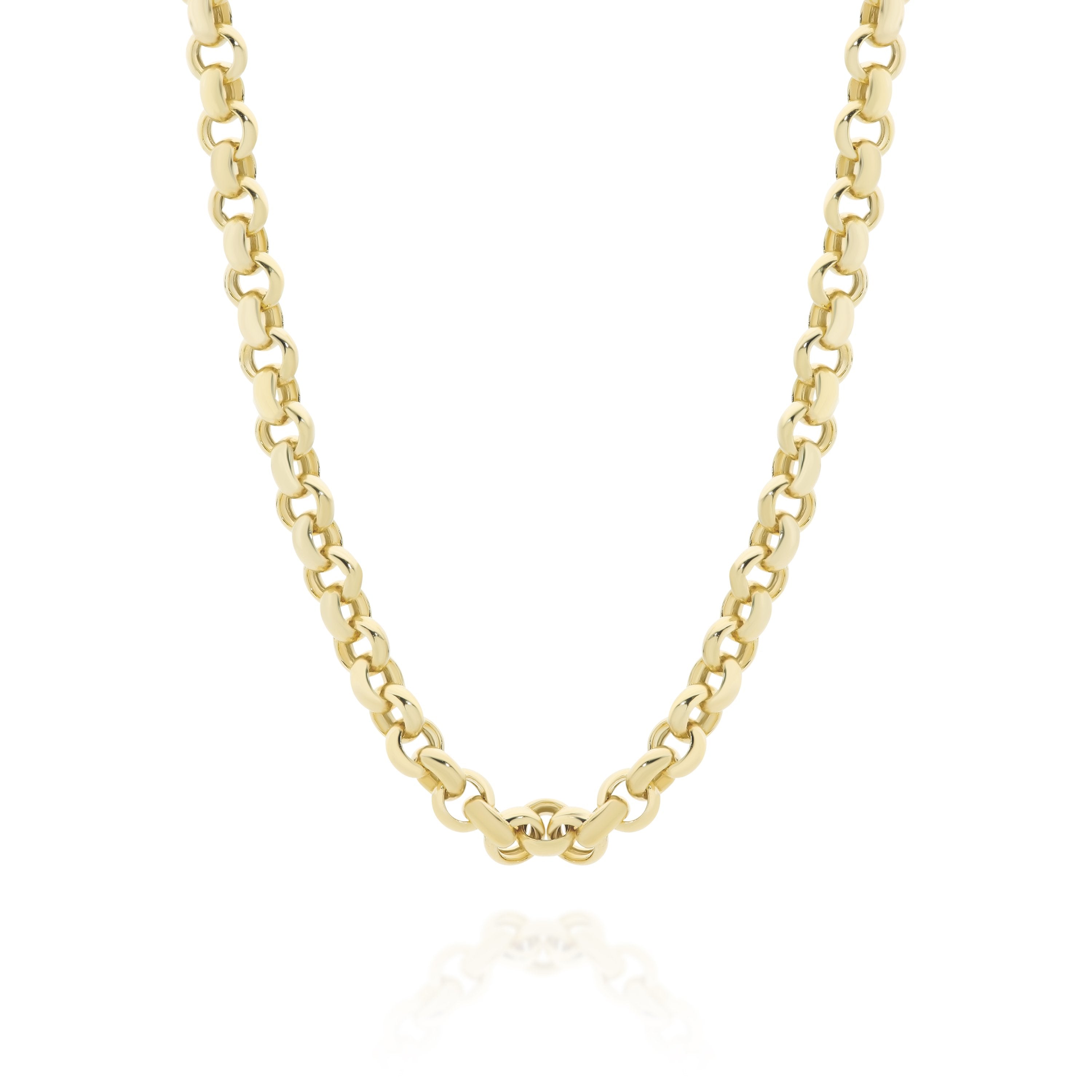 9ct gold necklace 46cm