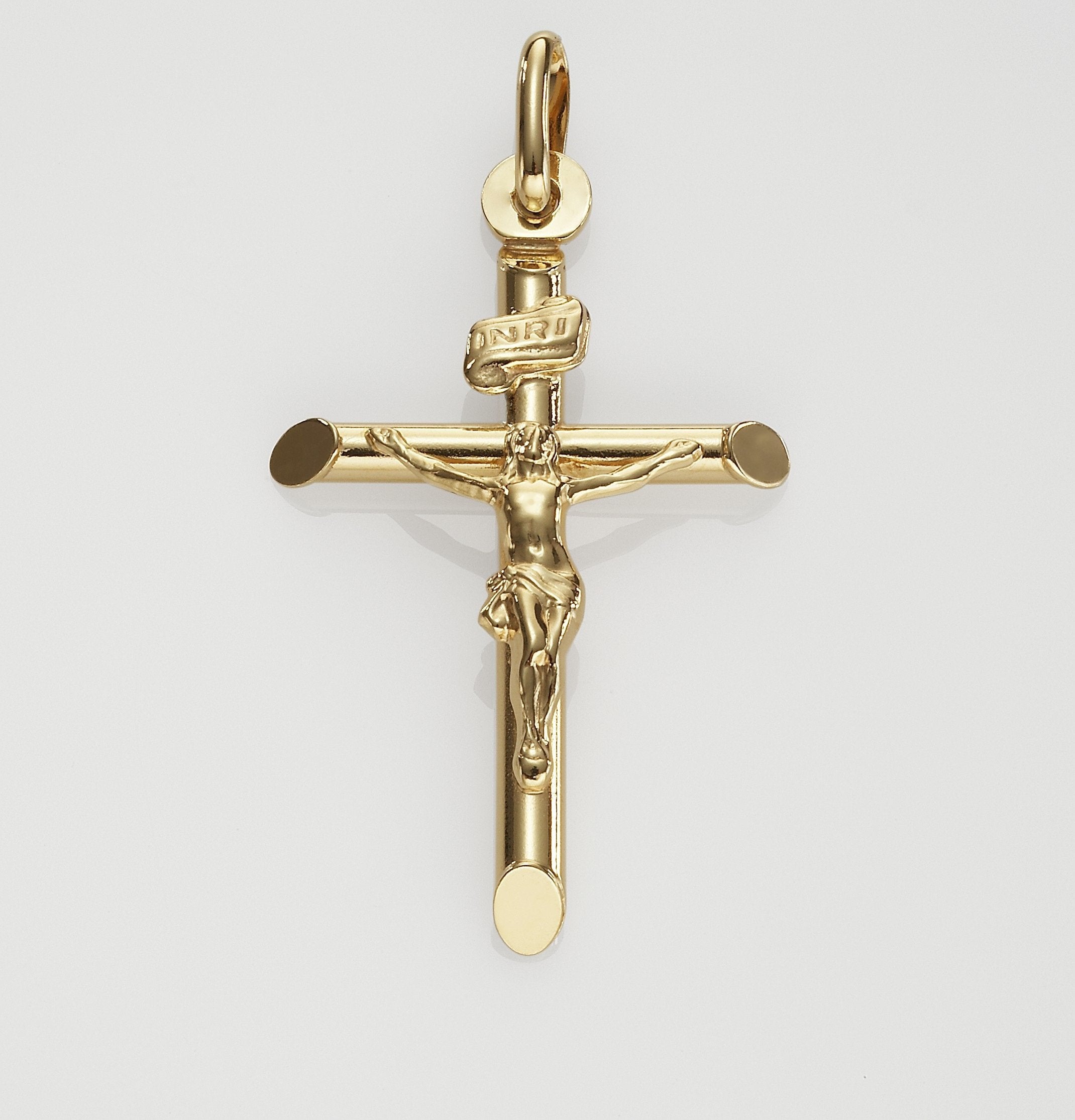 Gold crucifix online cross