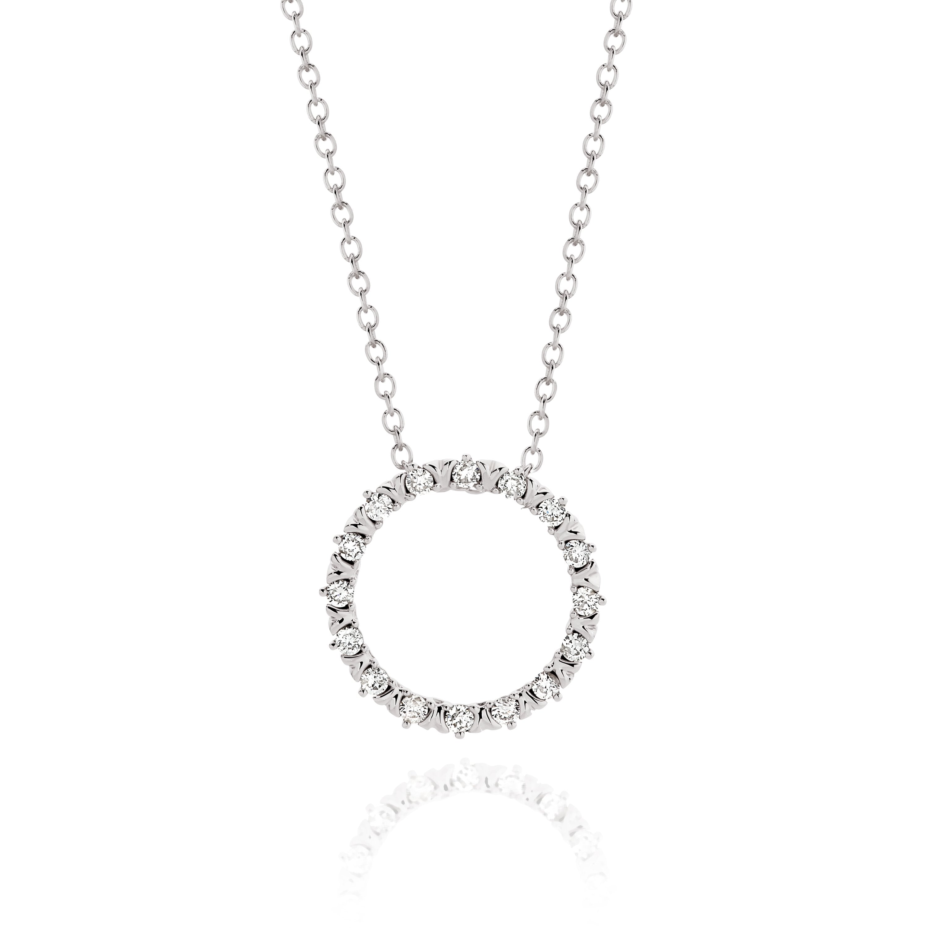 9ct white online gold necklace