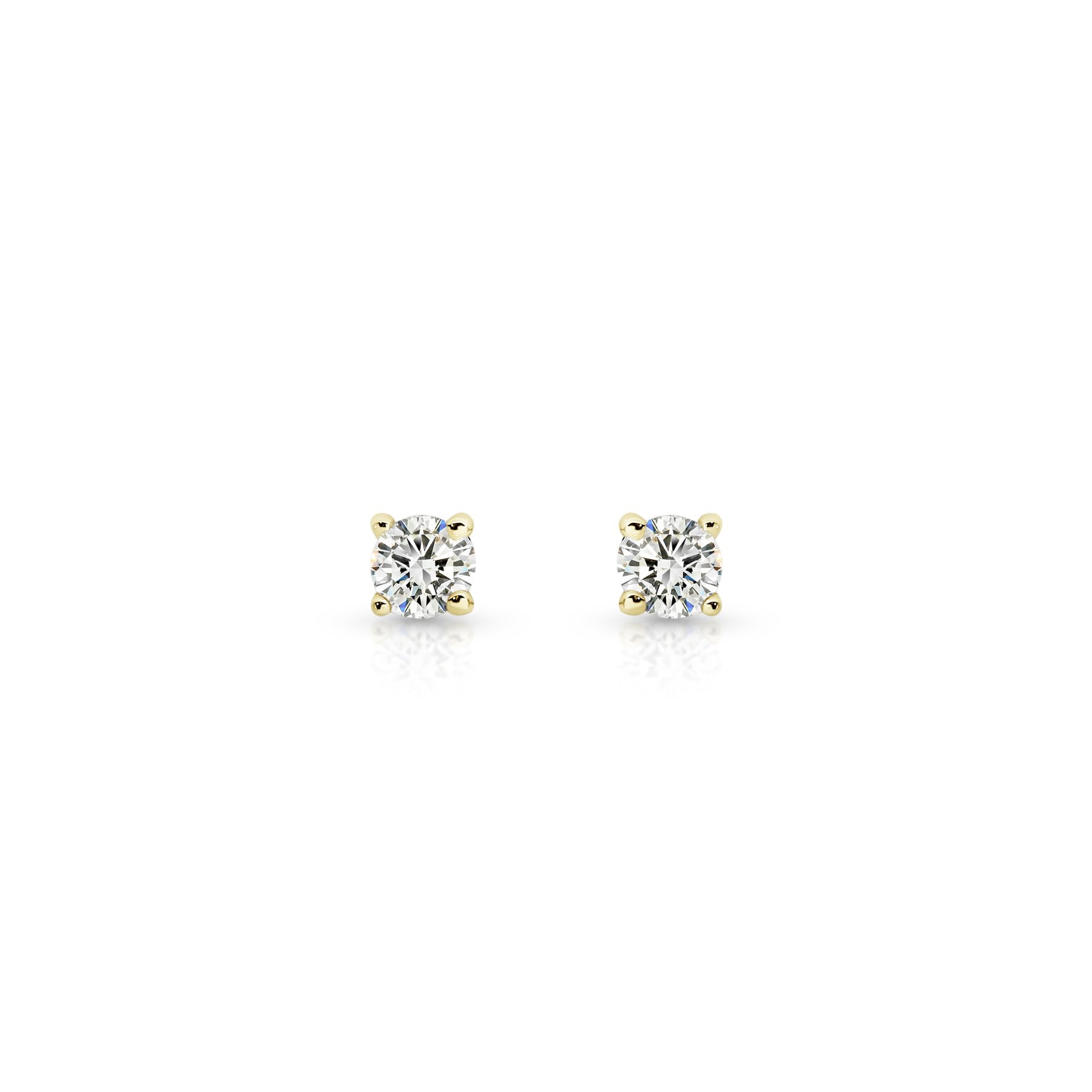 9ct gold 0.05ct diamond studs