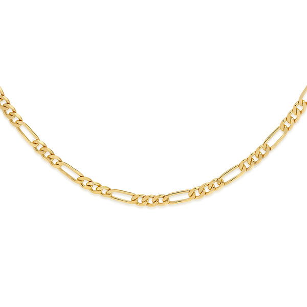 9ct gold figaro chain