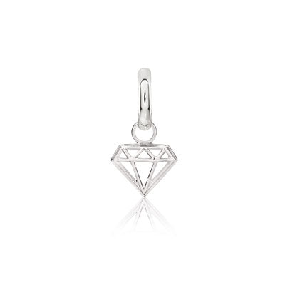 CANDID SS diamond shaped charm