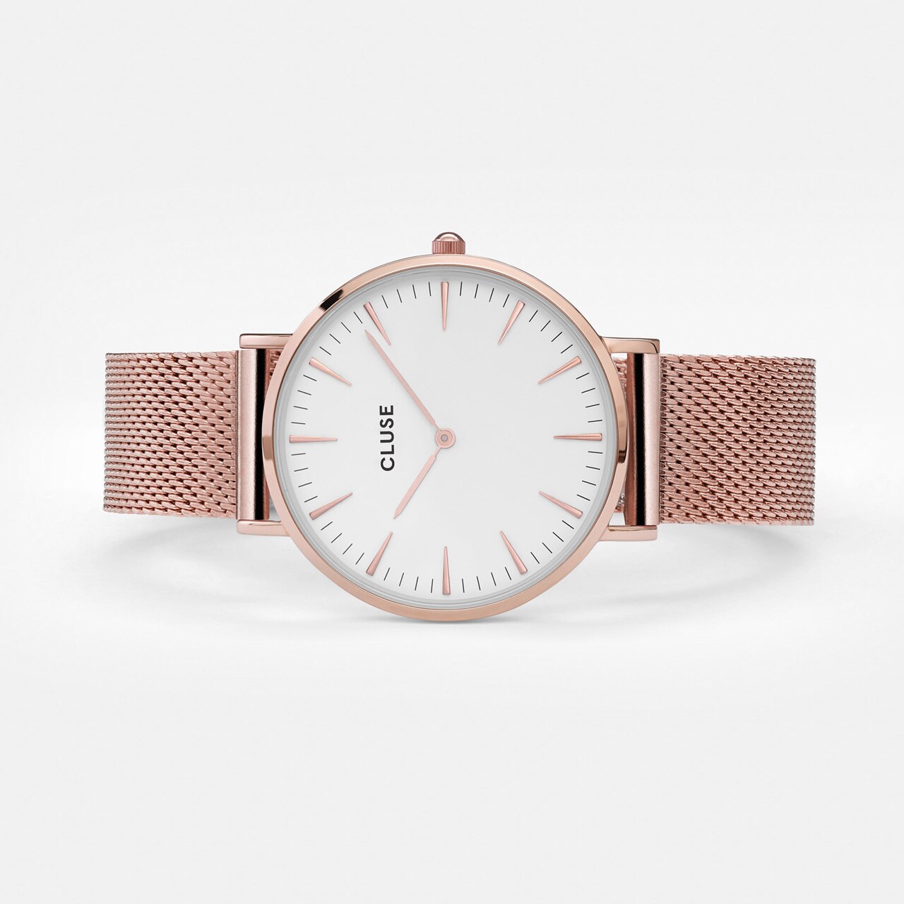 CLUSE La Boheme Mesh Rose Gold/White