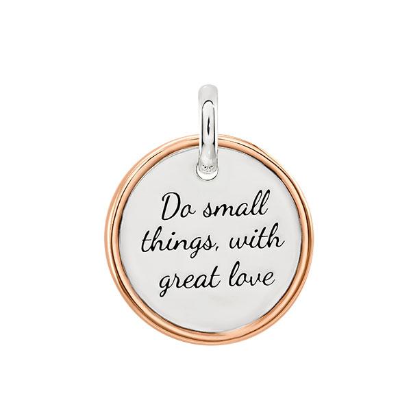 Candid 'Do Small Things With Great Love' Pendant